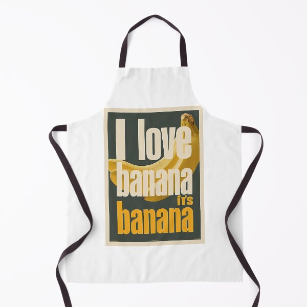 Item preview, Vintage Typography I Love Banana Ad designed and sold by Piotrek0001.