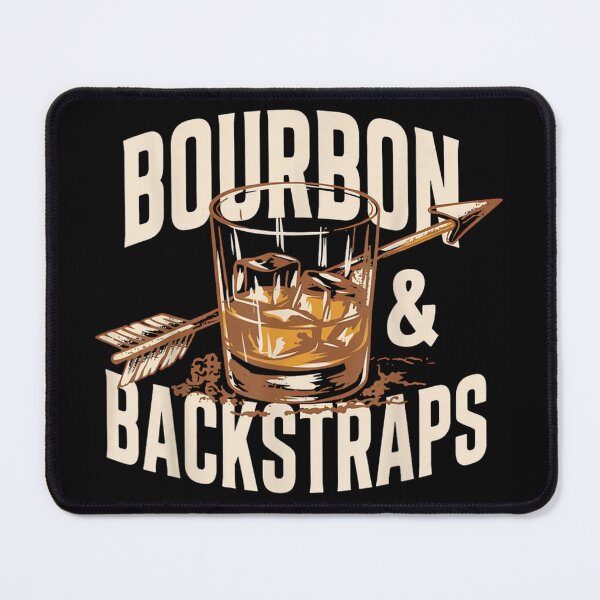 Item preview, Bourbon And Backstraps Hunting Hunter Deer Whiskey Glass Arrow Vintage Style designed and sold by YubitaLeLe.