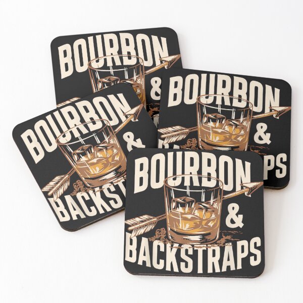 Item preview, Bourbon And Backstraps Hunting Hunter Deer Whiskey Glass Arrow Vintage Style designed and sold by YubitaLeLe.