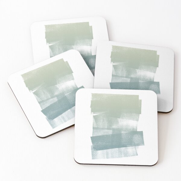 Item preview, Swatch Sample Textured Monoprint - Tea to Peacock Gradient designed and sold by Irene Estelle.
