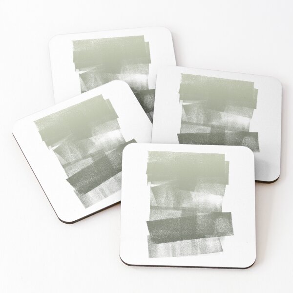 Item preview, Swatch Sample Textured Monoprint - Tea to Pine Gradient designed and sold by Irene Estelle.