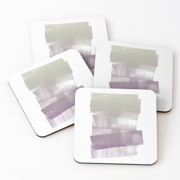 Item preview, Swatch Sample Textured Monoprint - Tea to Plum Gradient designed and sold by Irene Estelle.
