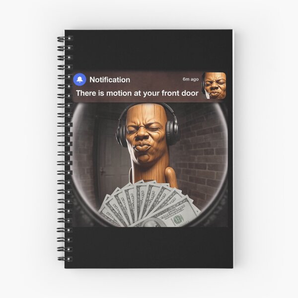Item preview, There Is Motion At Your Front Door Funny Meme Wood Character designed and sold by HarinDonreka.
