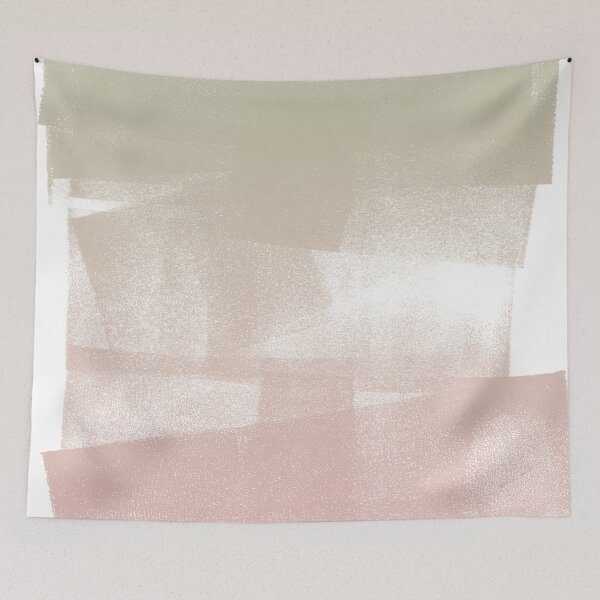 Item preview, Swatch Sample Textured Monoprint - Tea to Rose Gradient designed and sold by Irene Estelle.