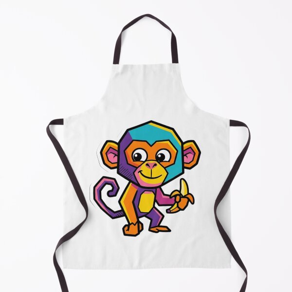 Item preview, Funny Pop Monkey – Kawaii Monkey Sticker Modern Style for Kids and Teens designed and sold by bsbd-action.