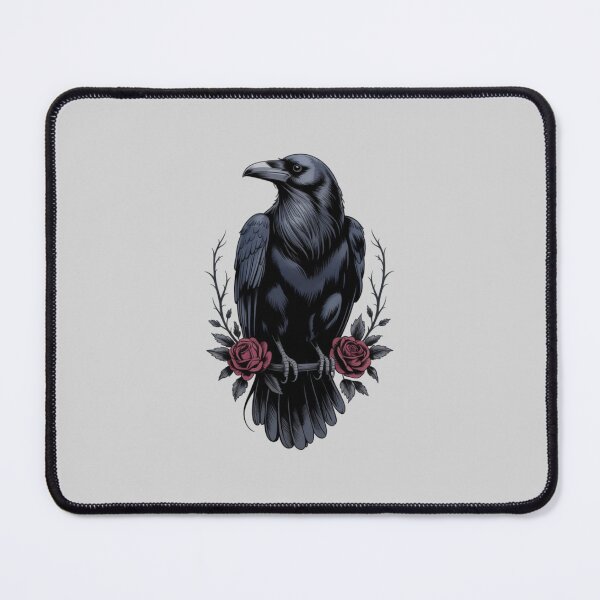 Item preview, raven perched upright designed and sold by 123ks.