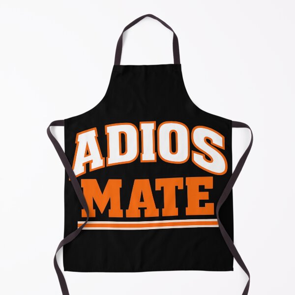 Item preview, Adios Mate Funny Spanish British Phrase Bold Typography Design designed and sold by TeeTimeTreasure.