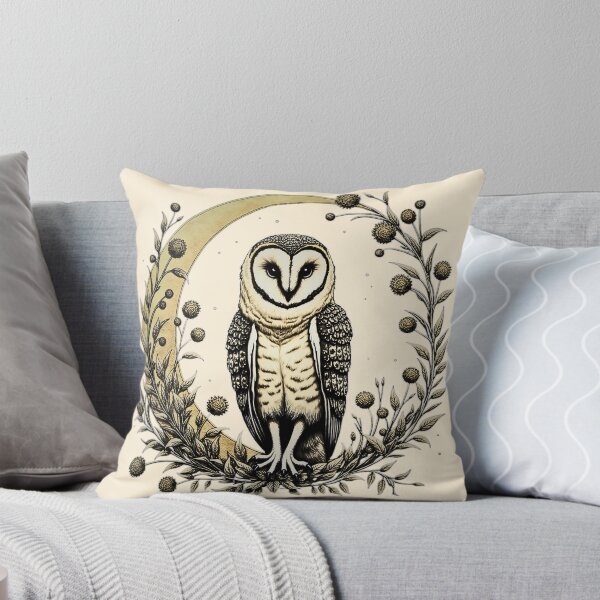 Item preview, Owl Golden Moon - Mystical Night Bird Graphic Tee - Celestial Floral Nature Shirt - Boho Owl Lover Gift - Cottagecore Apparel designed and sold by PriyaMagic.