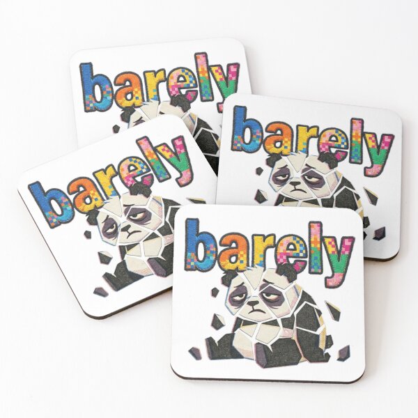 Item preview, Barely Panda Pixel Embroidered Cartoon Fragment Aesthetic designed and sold by Imaginarium of Chaos falcon88 .