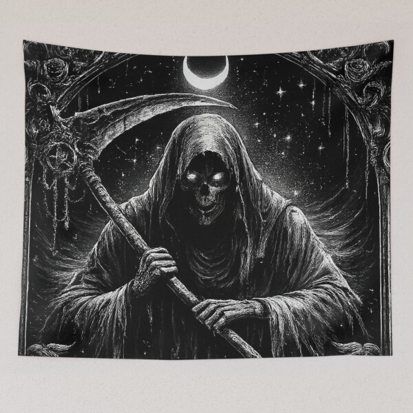 Item preview, Gothic Grim Reaper Ornate Frame designed and sold by Vhurkys.