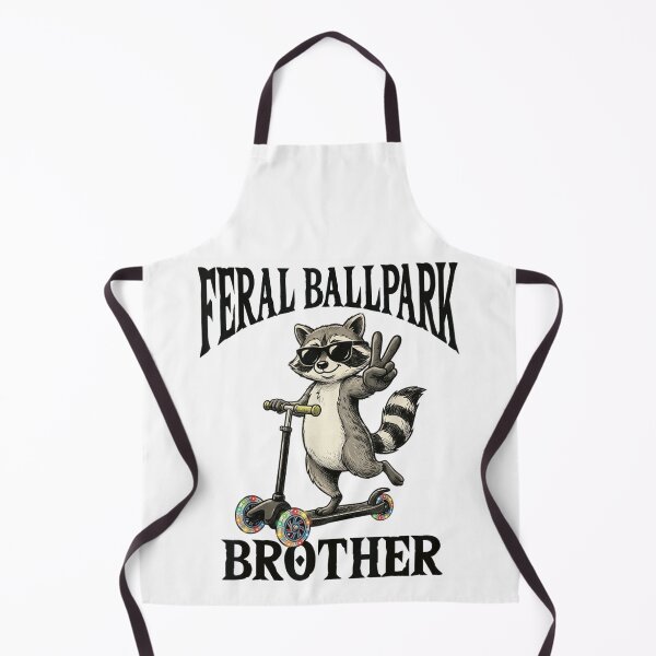 Item preview, Feral Ballpark Raccoon On A Scooter Wearing Sunglasses Funny Animal Art designed and sold by LittleNhutton.