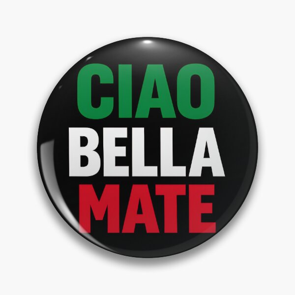 Item preview, Ciao Bella Italian Phrase Travel Italy Typography Design designed and sold by TeeTimeTreasure.