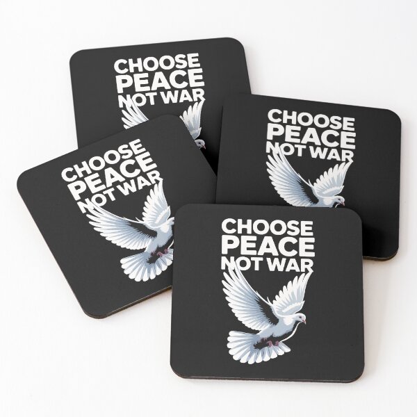Item preview, Choose Peace Not War – Dove of Peace Inspirational Design designed and sold by TipTop GFX.