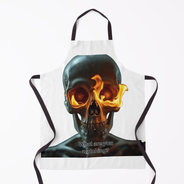 Item preview, Burning Curiosity - Flaming Skull Design designed and sold by NoriudaR.