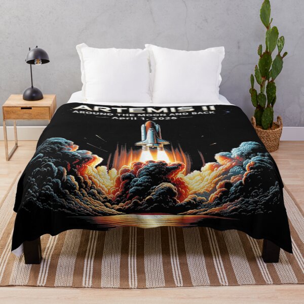 Item preview, Artemis II Mission Around The Moon And Back 2026 Space Exploration NASA Style designed and sold by LittleNhutton.