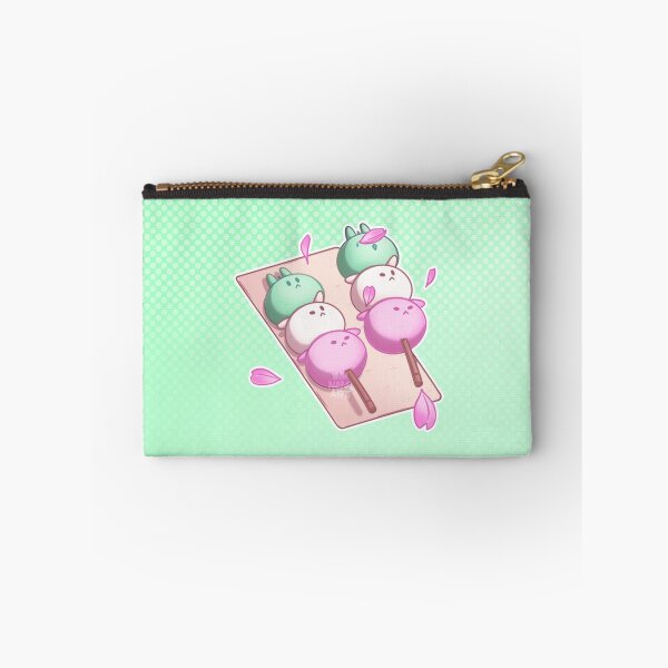 Item preview, Springtime Cherry Blossoms - Dango Rabbit Green Background designed and sold by Ink-Nano-Art.