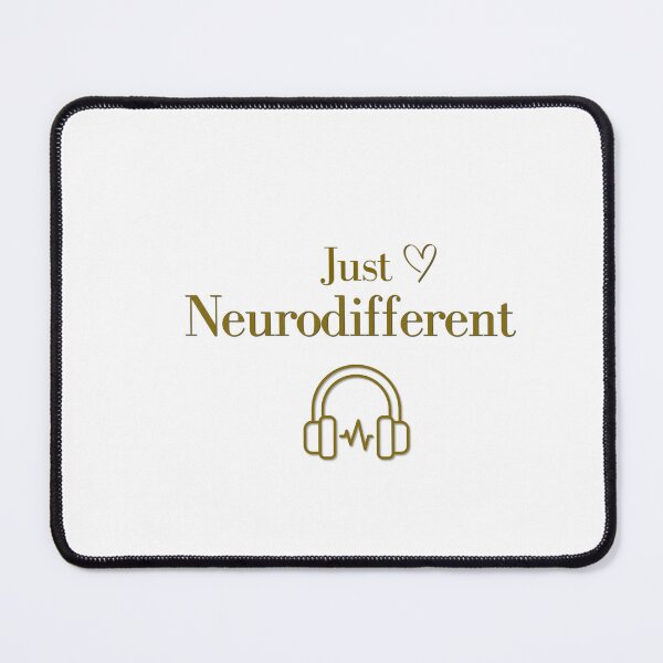 Item preview, Just Neurodifferent - Neurodiversity Minimal Text Design designed and sold by Here, Then.