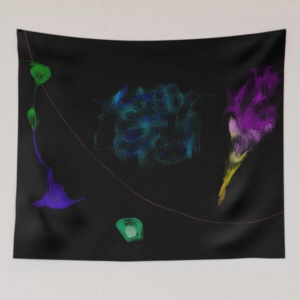 Item preview, Art Potpourri  Minimalist Primitive Dark Abstract Digital Painting designed and sold by masabo.