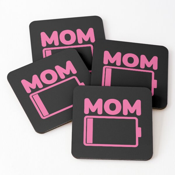 Item preview, Low Battery Mom Funny Parenting Humor designed and sold by Shape Snip Studio.
