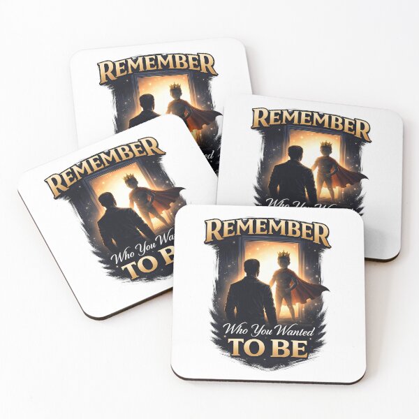 Item preview, Remember Who You Wanted To Be - Motivational Reflection Quote designed and sold by ascendzero.