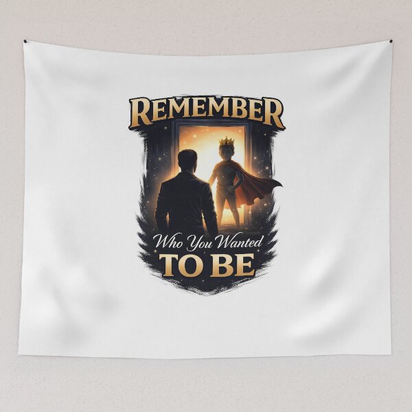 Item preview, Remember Who You Wanted To Be - Motivational Reflection Quote designed and sold by ascendzero.
