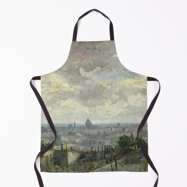 Item preview, View of Paris by Vincent van Gogh: Post Impressionist Cityscape Poster designed and sold by artofuniverse.