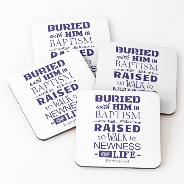 Item preview, Born Again Christian Baptism, Buried with Him in Baptism, Raised to Walk in Newness of Life designed and sold by Angela Dow.