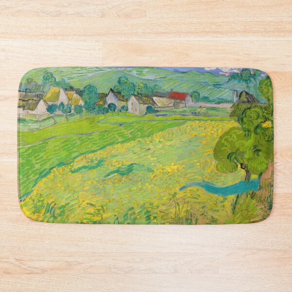 Item preview, View of Vessenots Near Auvers by Vincent van Gogh: Luminous Landscape Poster designed and sold by artofuniverse.