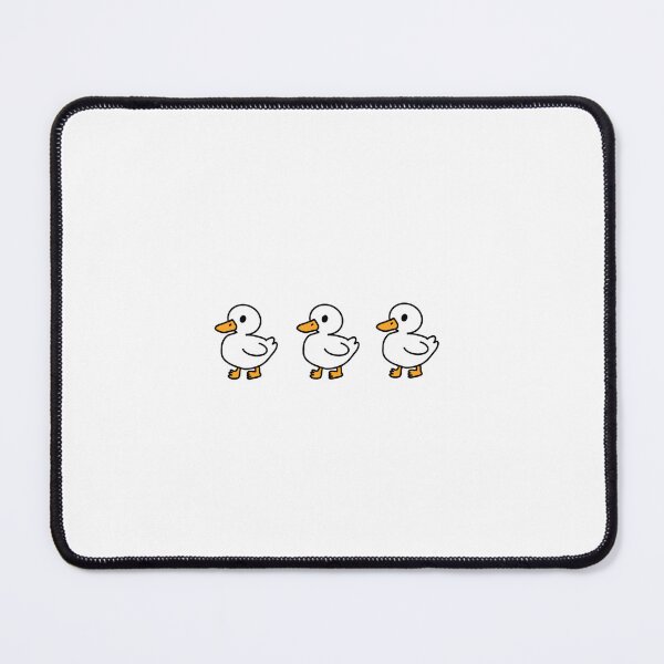 Item preview, Three Little Ducks Walking – Cute Duck Trio Doodle designed and sold by Monday Duck.