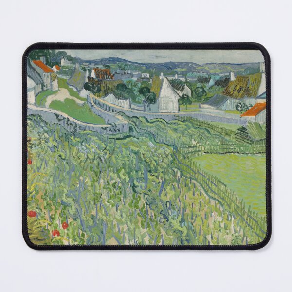 Item preview, Vineyards at Auvers by Vincent van Gogh: Post Impressionist Landscape Poster designed and sold by artofuniverse.