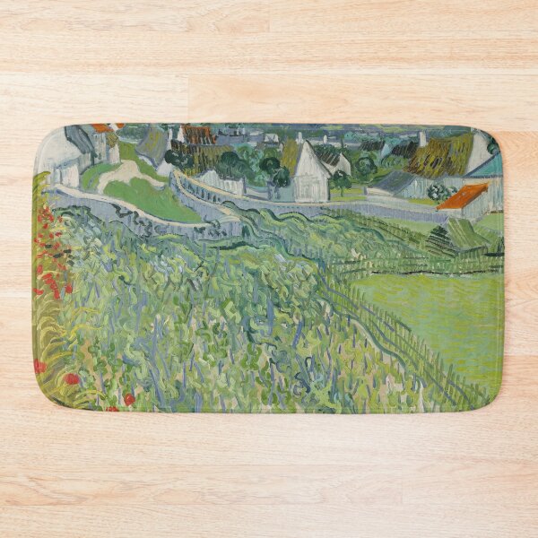 Item preview, Vineyards at Auvers by Vincent van Gogh: Post Impressionist Landscape Poster designed and sold by artofuniverse.