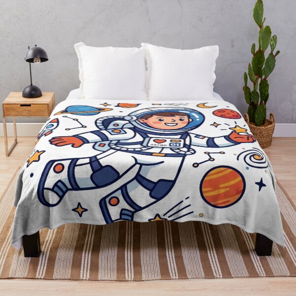 Item preview, Cute Astronaut Floating in Space – Kawaii Cosmic Adventure & Galaxy Dream Art designed and sold by ArtsyExplorer.
