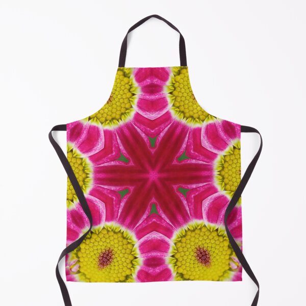 Aperçu de l'œuvre Pink Daisy Kaleidoscope Pattern – Vibrant Floral Symmetry créée et vendue par SilentBloomLab.