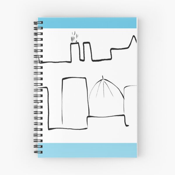 Item preview, Anycity abstract roofs line art designed and sold by kanakeen.