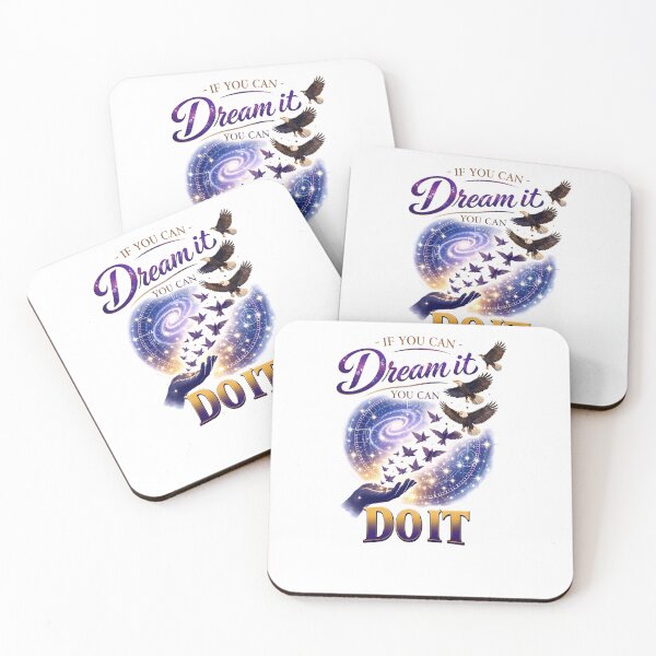 Item preview, If You Can Dream It You Can Do It - Motivational Success Quote designed and sold by ascendzero.