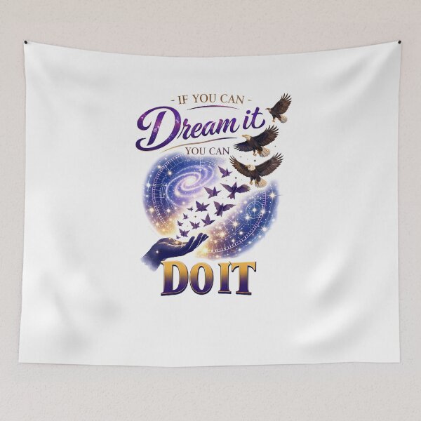 Item preview, If You Can Dream It You Can Do It - Motivational Success Quote designed and sold by ascendzero.