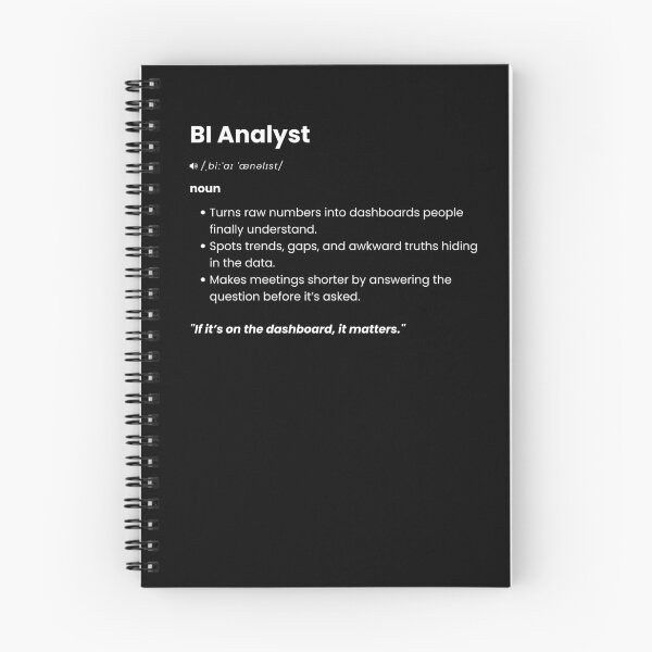 Item preview, BI Analyst Definition | Funny Business Intelligence Gift for Data Pros designed and sold by Yuli Club.