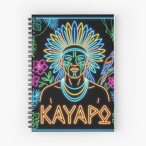 Item preview, Kayapó Neon Tribal Warrior – Amazonian Glow Jungle Art | Trending Ethnic Boho T-Shirt designed and sold by KAYAPO.