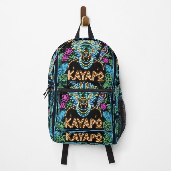 Item preview, Kayapó Neon Tribal Warrior – Amazonian Glow Jungle Art | Trending Ethnic Boho T-Shirt designed and sold by KAYAPO.