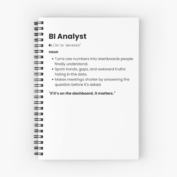 Item preview, BI Analyst Definition | Funny Business Intelligence Gift for Data Pros designed and sold by Yuli Club.