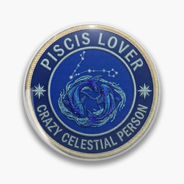 Item preview, Pisces Lover Zodiac Patch - Minimalist Astrology Gift designed and sold by LexxiShopArtss.