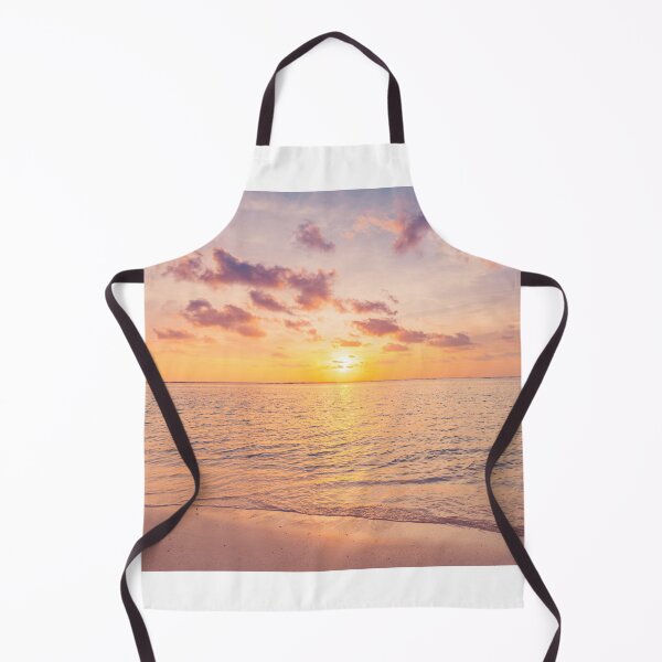 Item preview, Dreamy Pink Sunset Sky Tropical Beach Ocean designed and sold by icemanphotos.