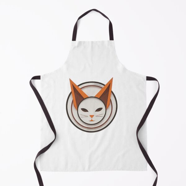 Item preview, Geometric Orange Cat Ear Icon — Cat Lover Gift designed and sold by InkDrop Studio.