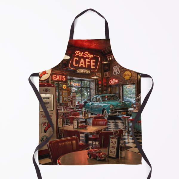 Item preview, Retro Route 66 style cafe designed and sold by JuViRo.