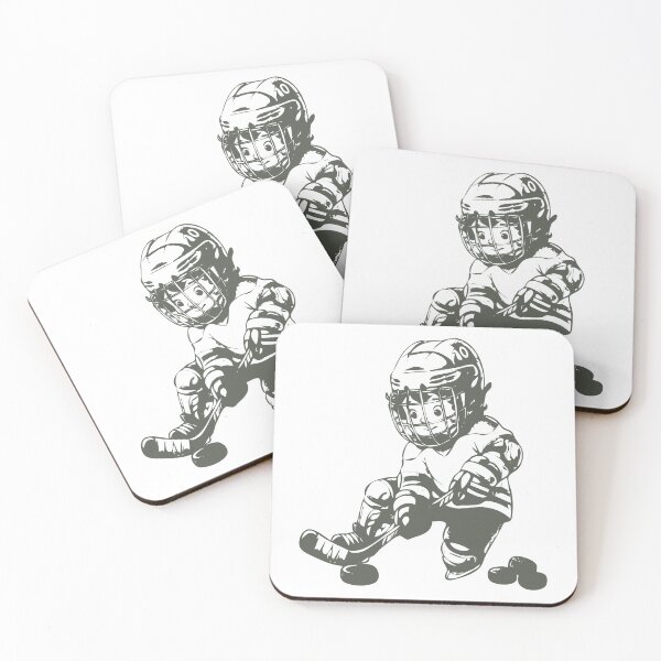 Item preview, Cute Hockey Player with Pucks on Ice designed and sold by Ellode.
