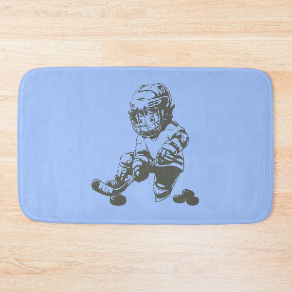 Item preview, Cute Hockey Player with Pucks on Ice designed and sold by Ellode.