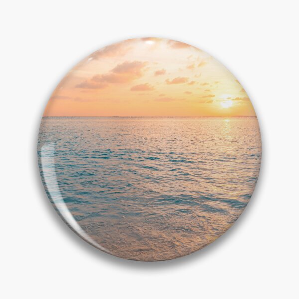 Item preview, Dreamy Pink Sunset Sky Tropical Beach Ocean designed and sold by icemanphotos.