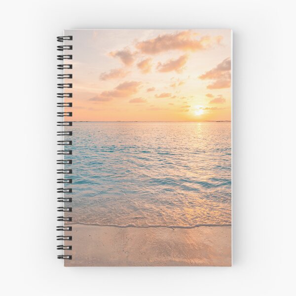 Item preview, Dreamy Pink Sunset Sky Tropical Beach Ocean designed and sold by icemanphotos.