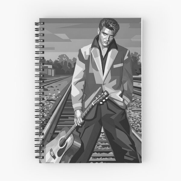 Artikelvorschau, Elvis Presley in Graustufen entworfen und verkauft von Japanese art.