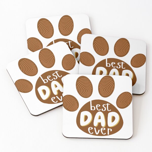 Item preview, Best dad ever cat dad dog dad designed and sold by ArtsyLouise.